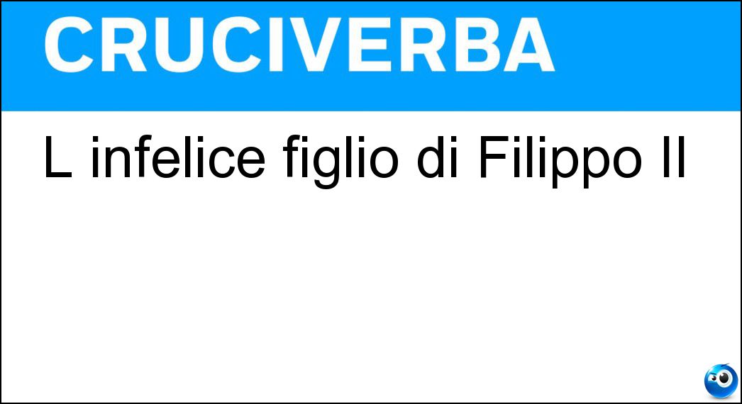 infelice figlio