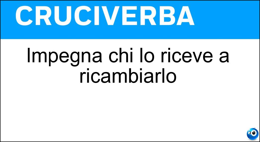 impegna riceve