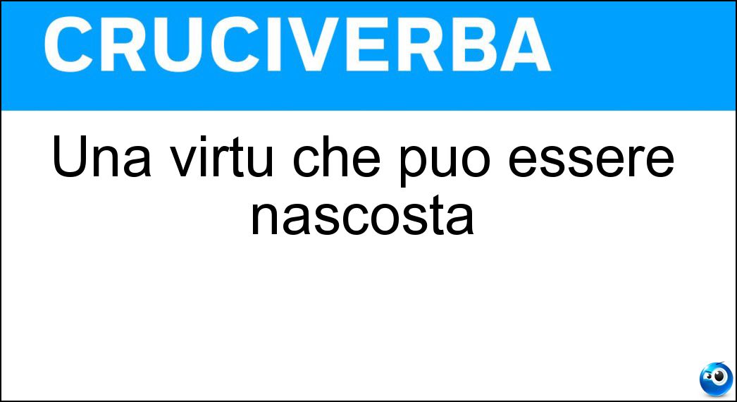 virtù essere