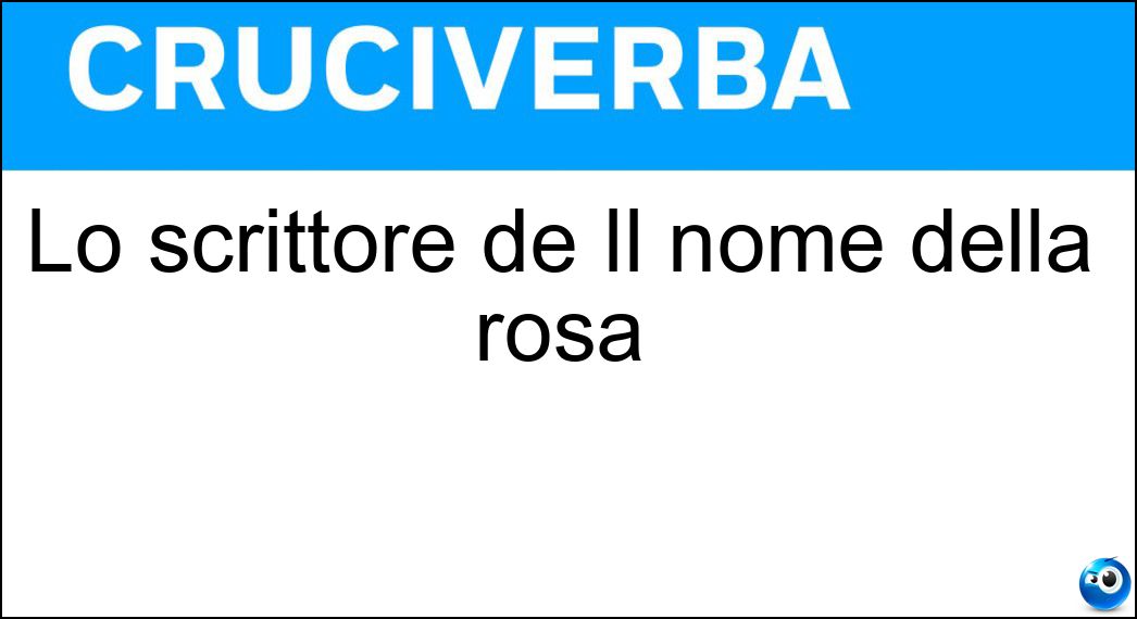 scrittore nome