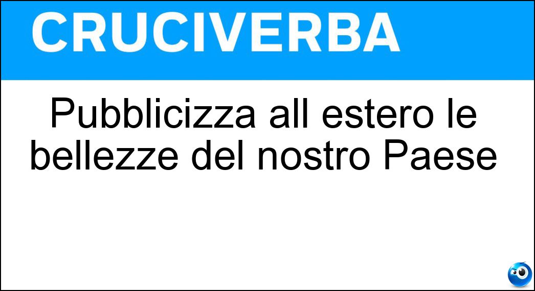 pubblicizza estero