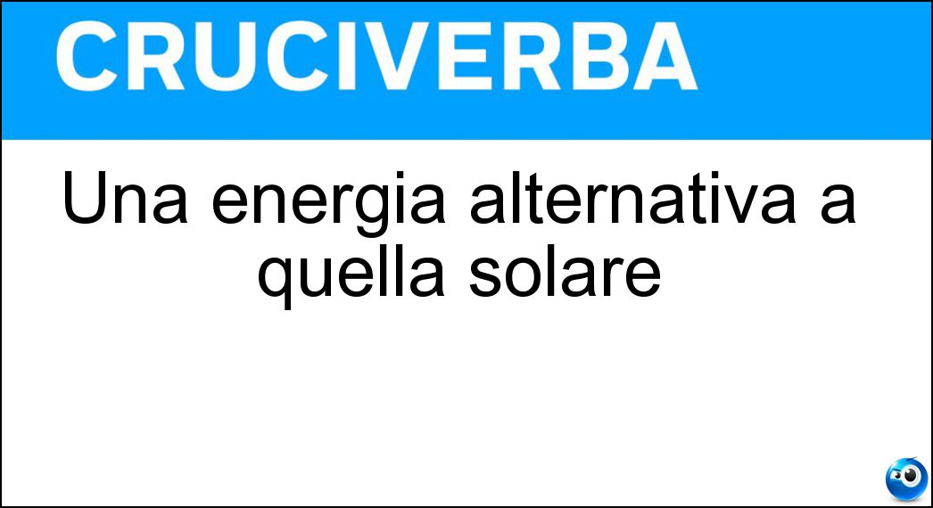 energia alternativa