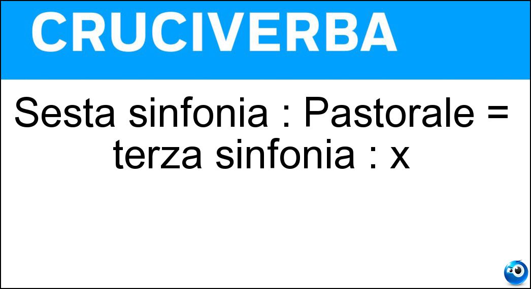 sesta sinfonia