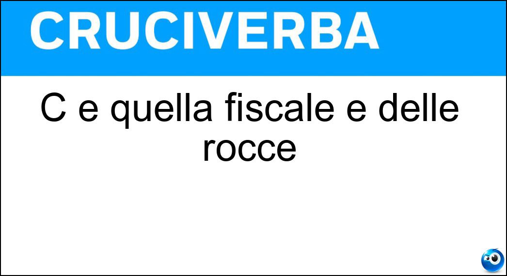 quella fiscale