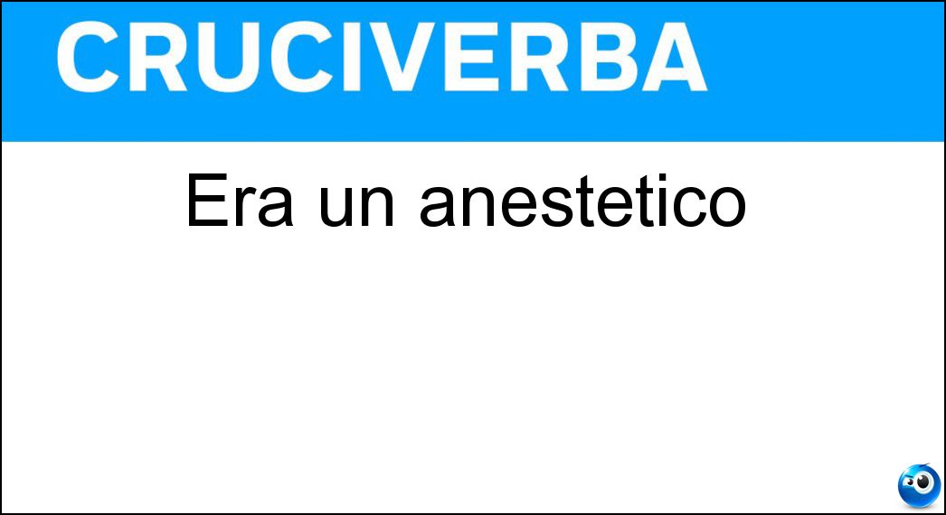 anestetico
