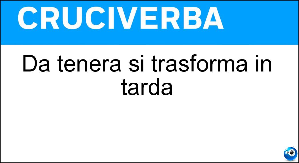 tenera trasforma