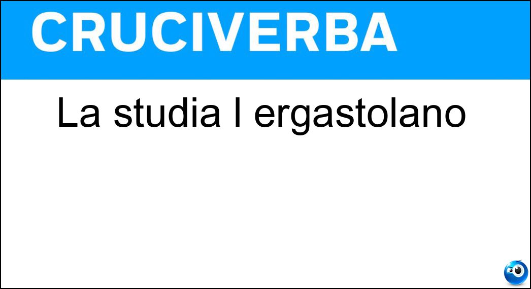 studia ergastolano