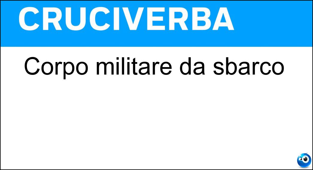 corpo militare