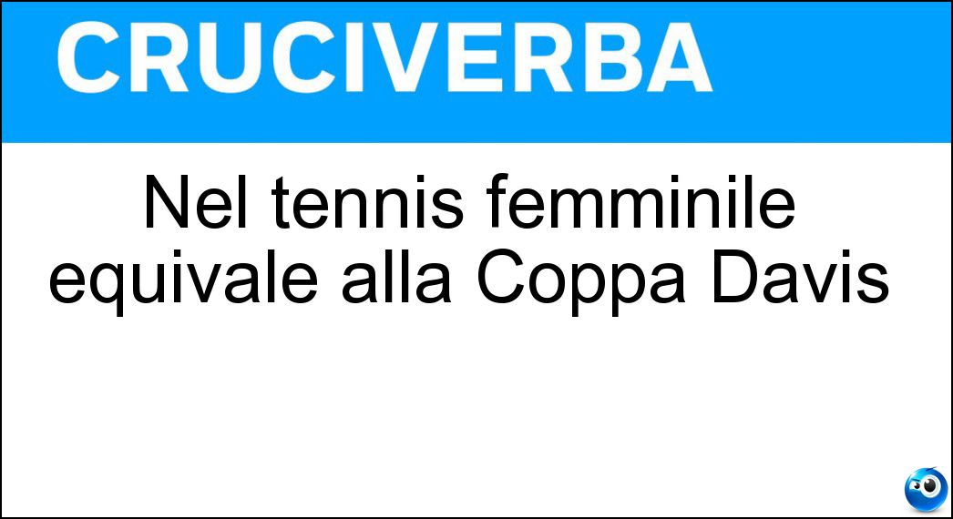 tennis femminile