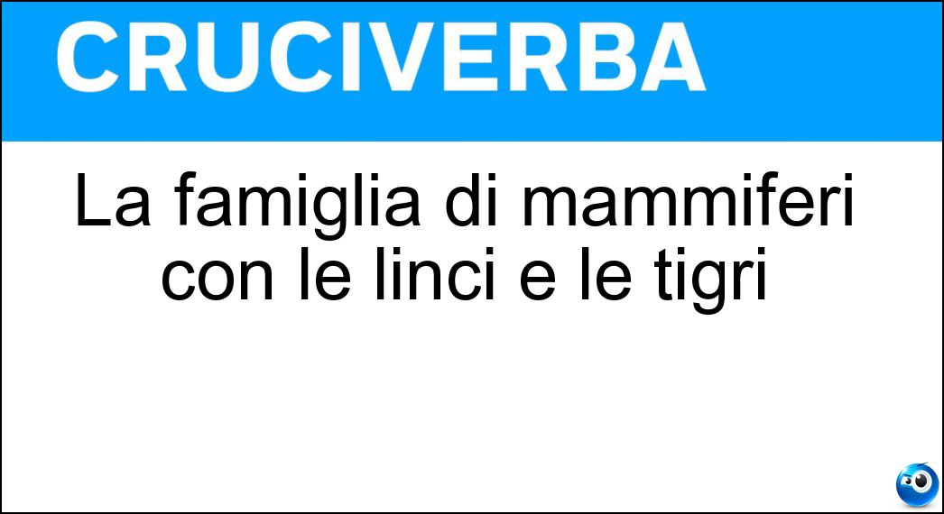 famiglia mammiferi