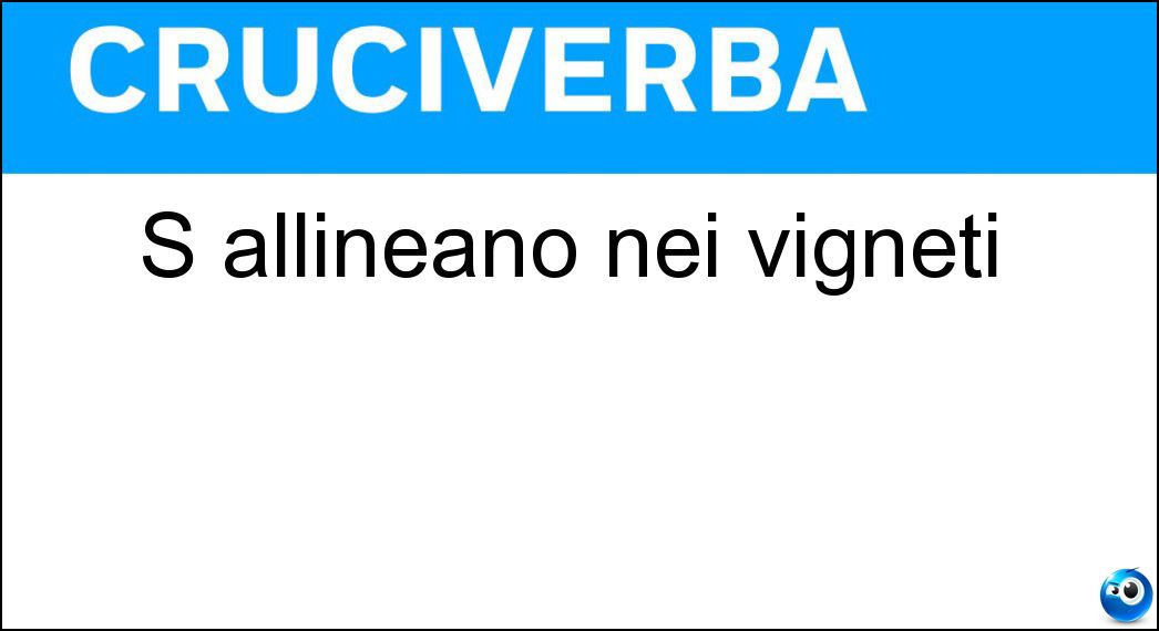 allineano vigneti