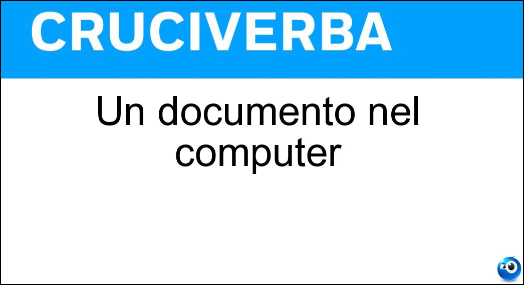 documento computer
