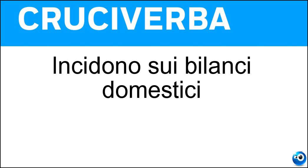 incidono bilanci