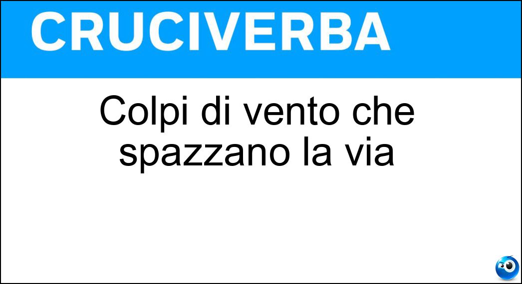 colpi vento