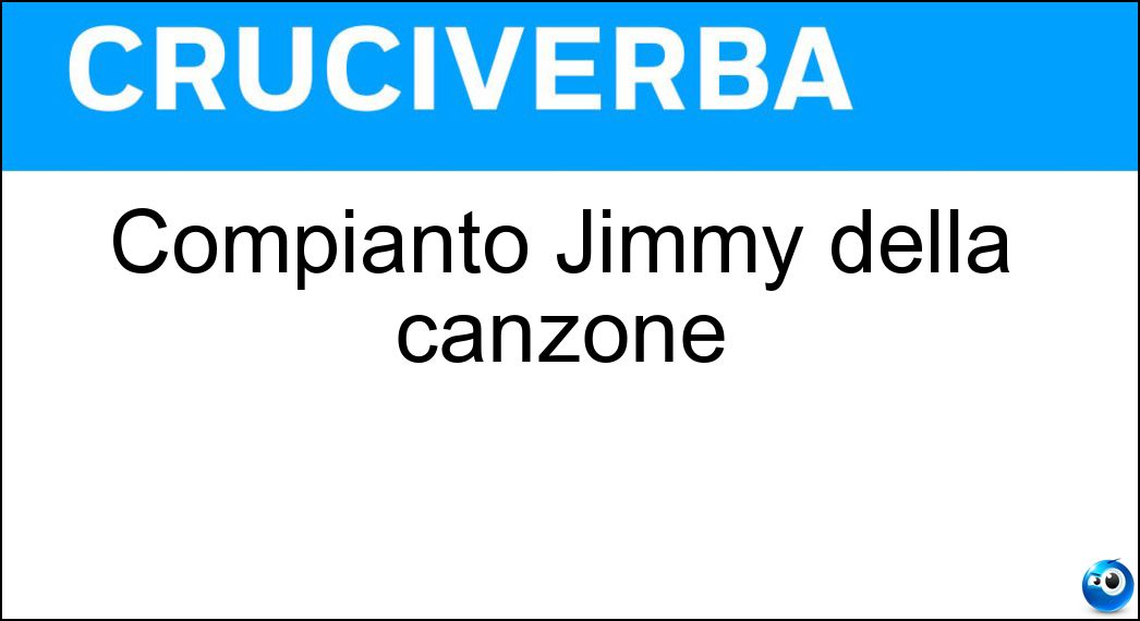 compianto jimmy