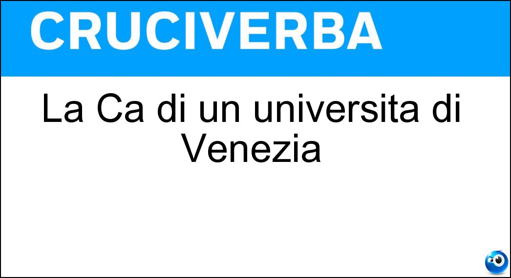 università venezia