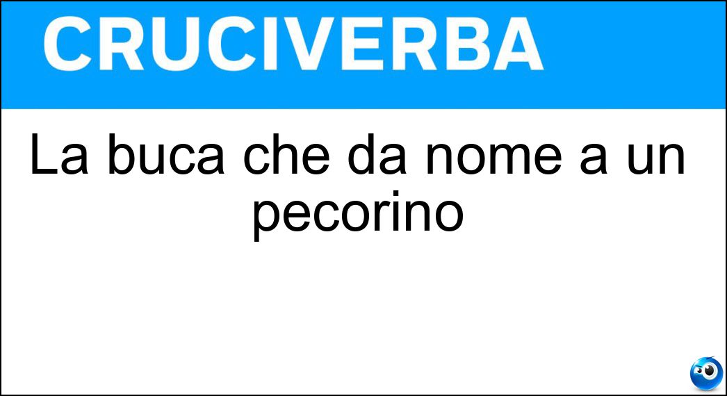 buca nome