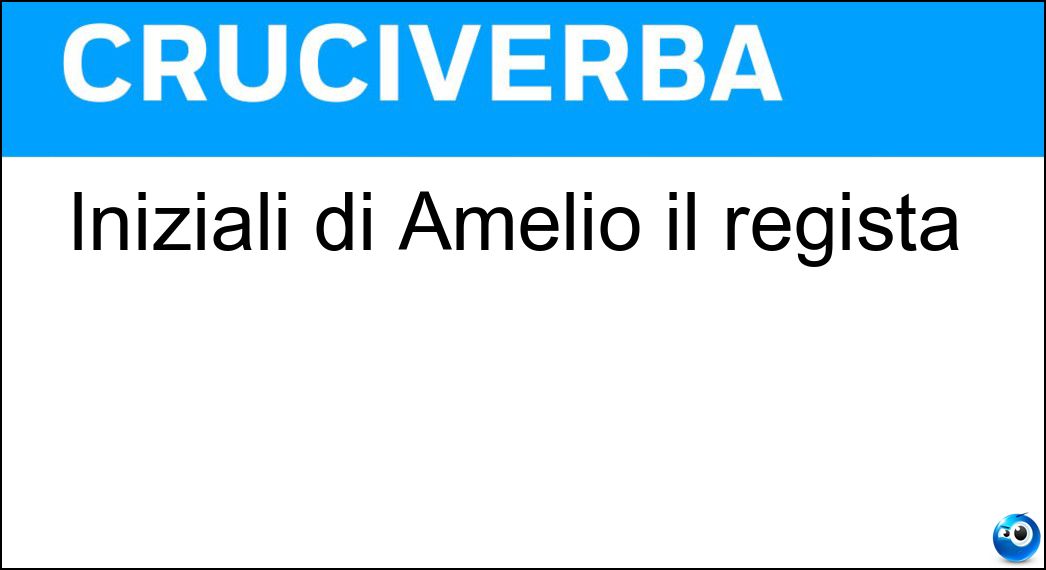 iniziali amelio