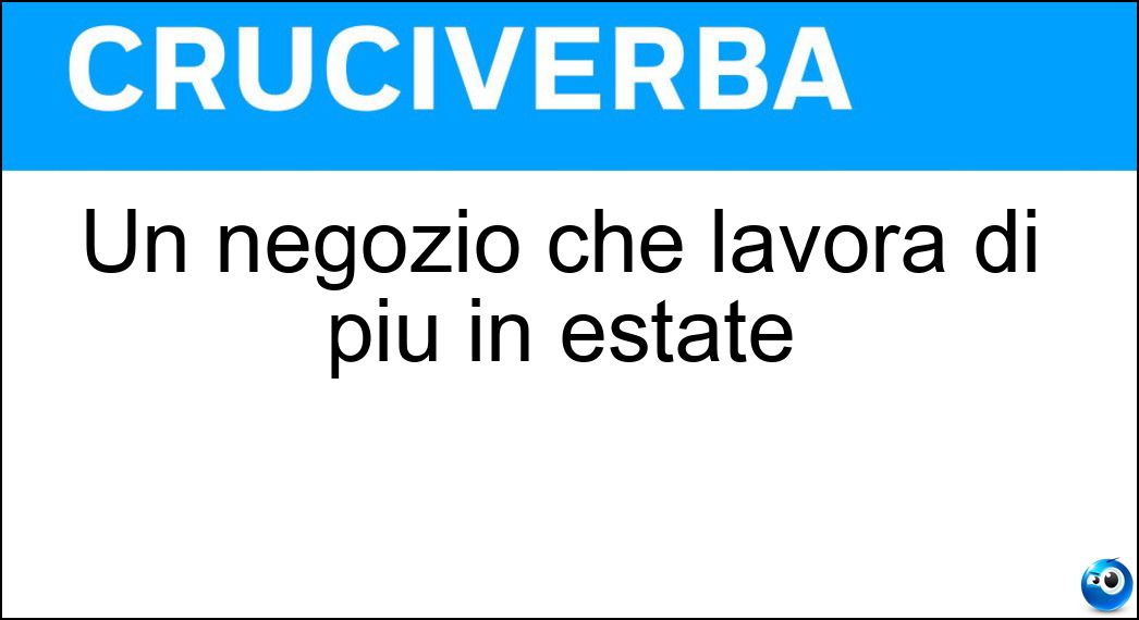 negozio lavora