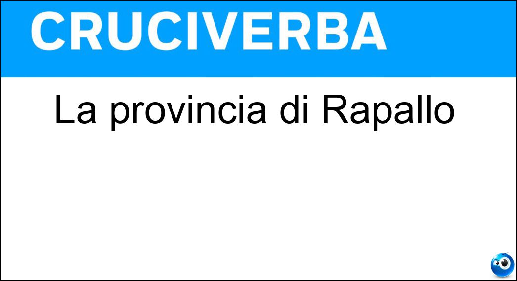 provincia rapallo