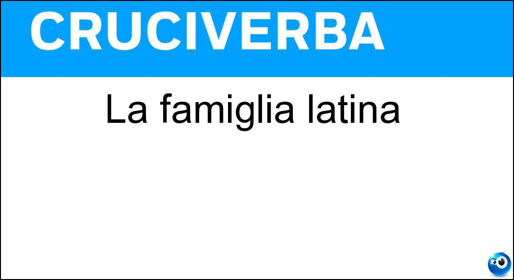 famiglia latina