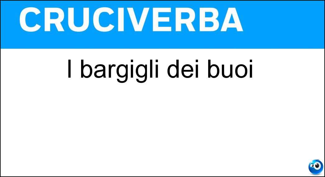 bargigli buoi