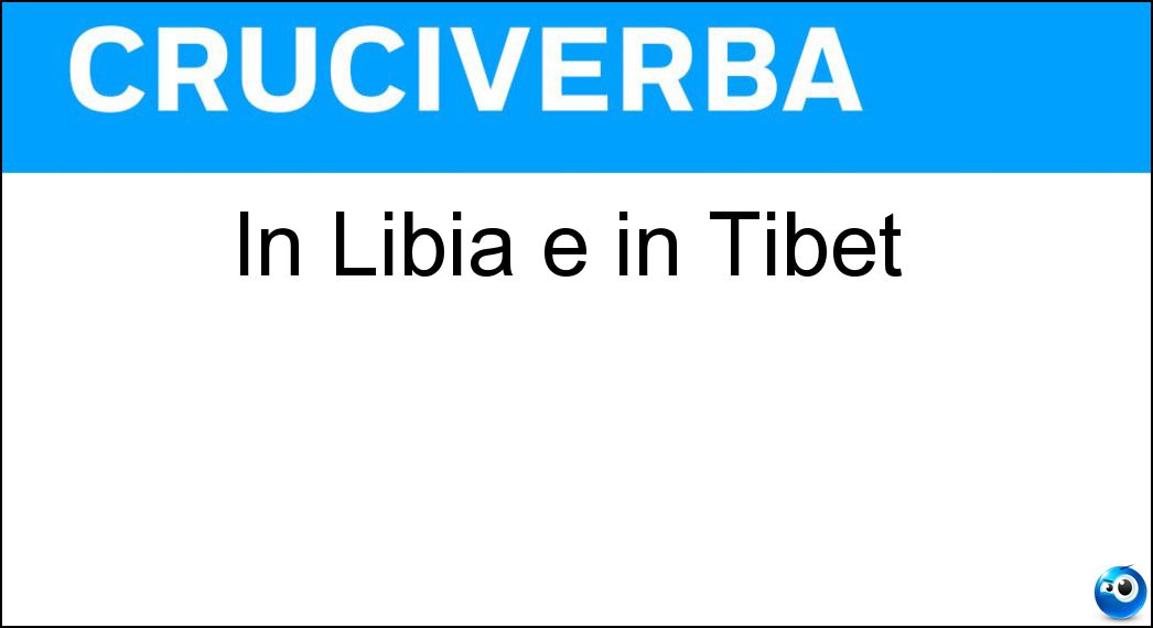 libia tibet