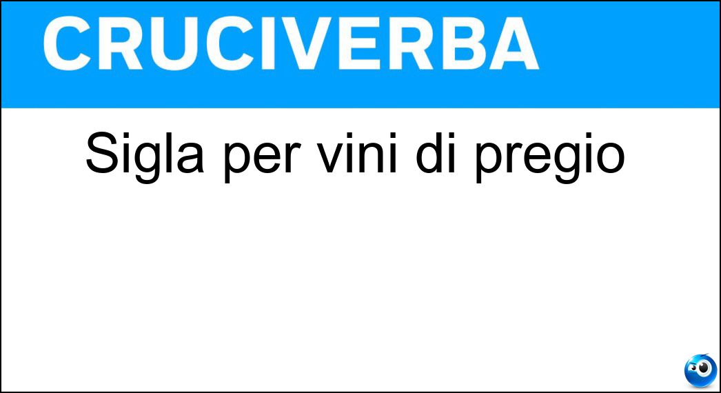 sigla vini