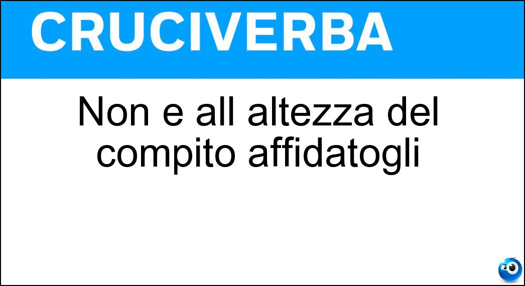 altezza compito