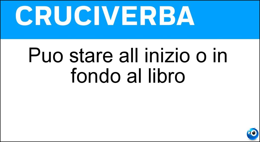 stare inizio