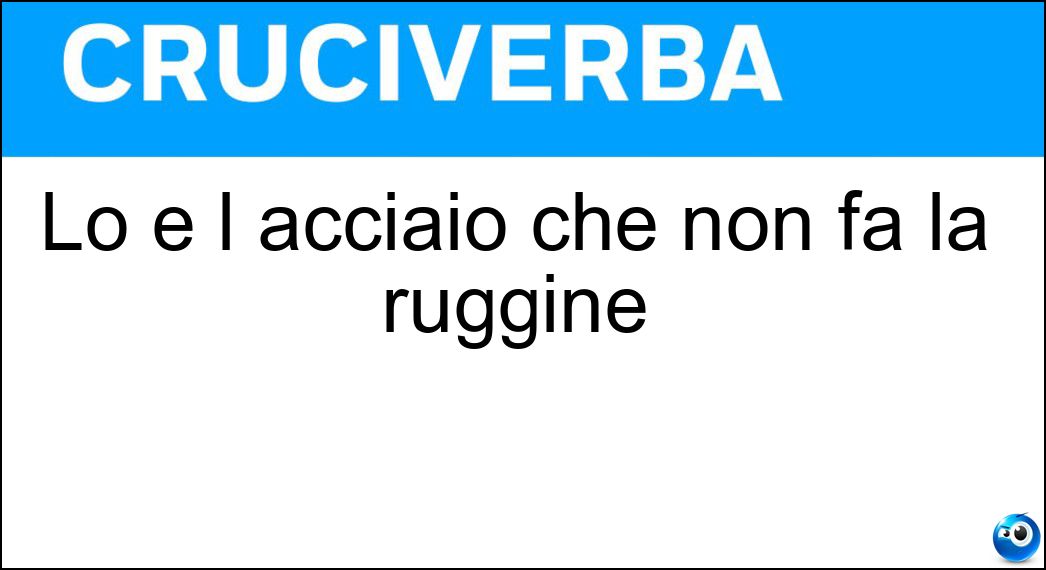 acciaio ruggine