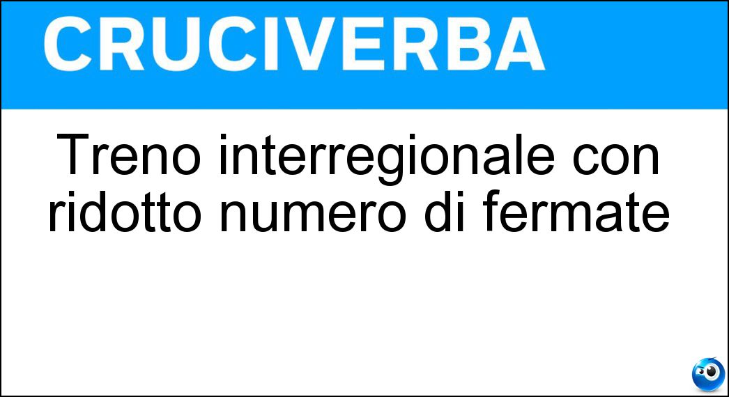 treno interregionale