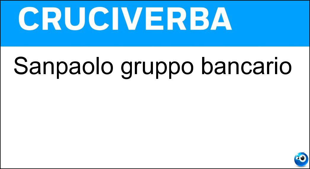 sanpaolo gruppo