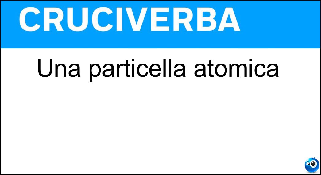 particella atomica