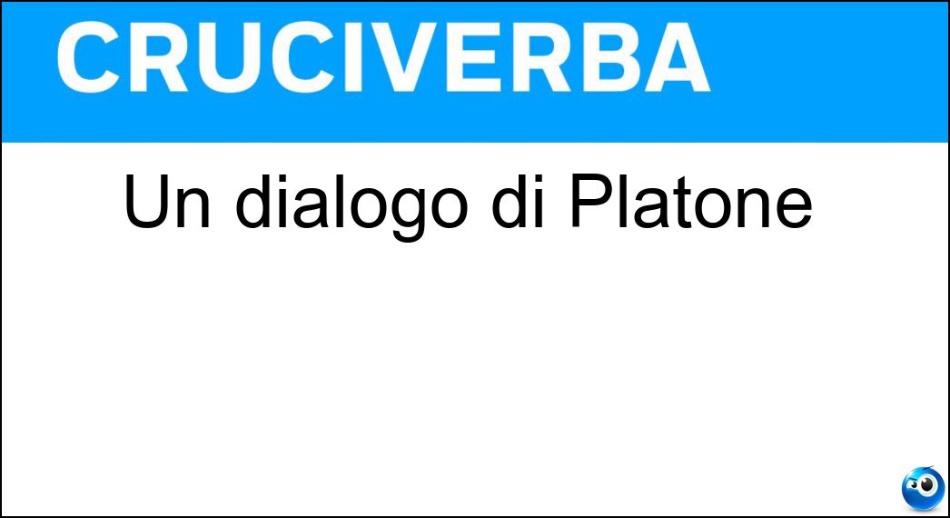 dialogo platone