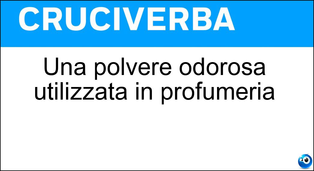 polvere odorosa