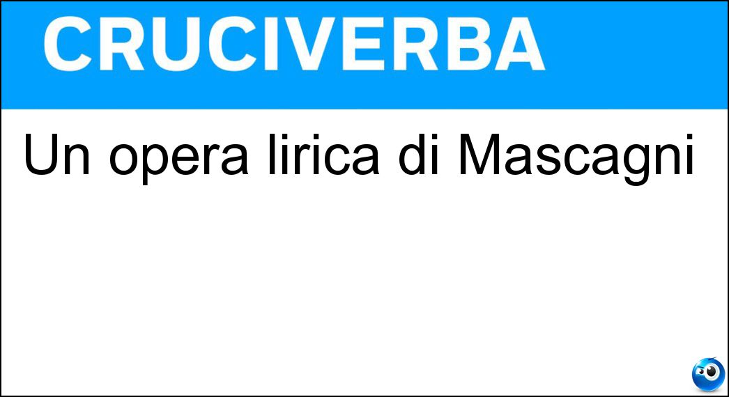 opera lirica