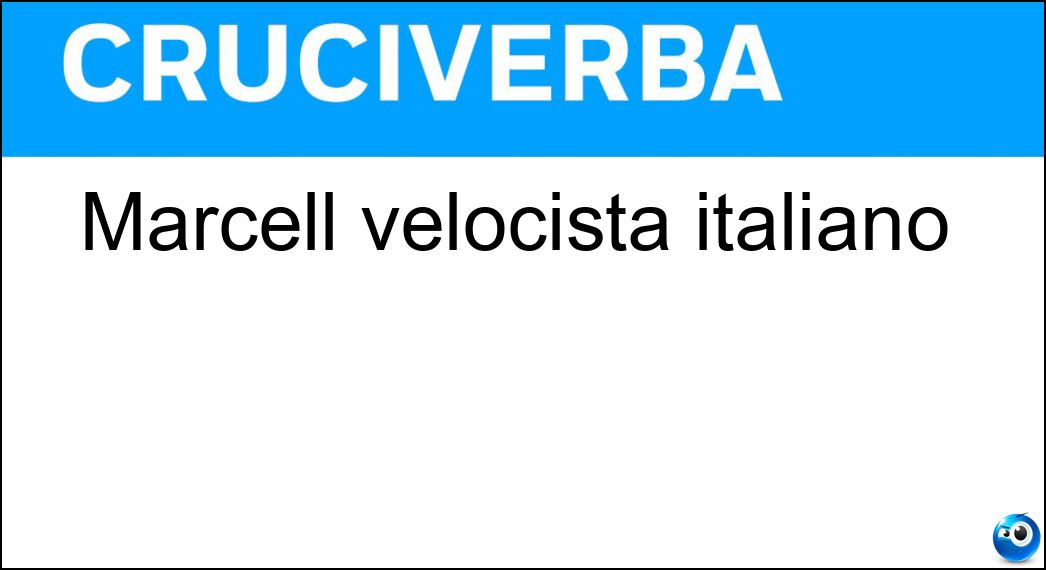 marcell velocista