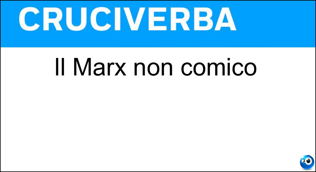 marx comico