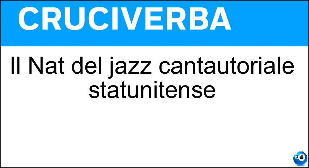 jazz cantautoriale