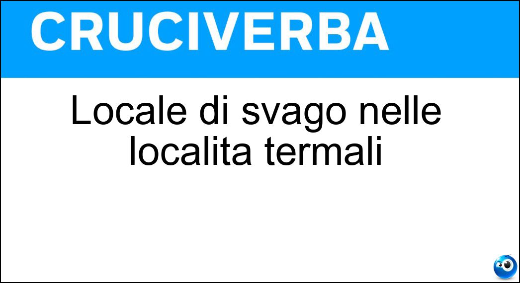 locale svago