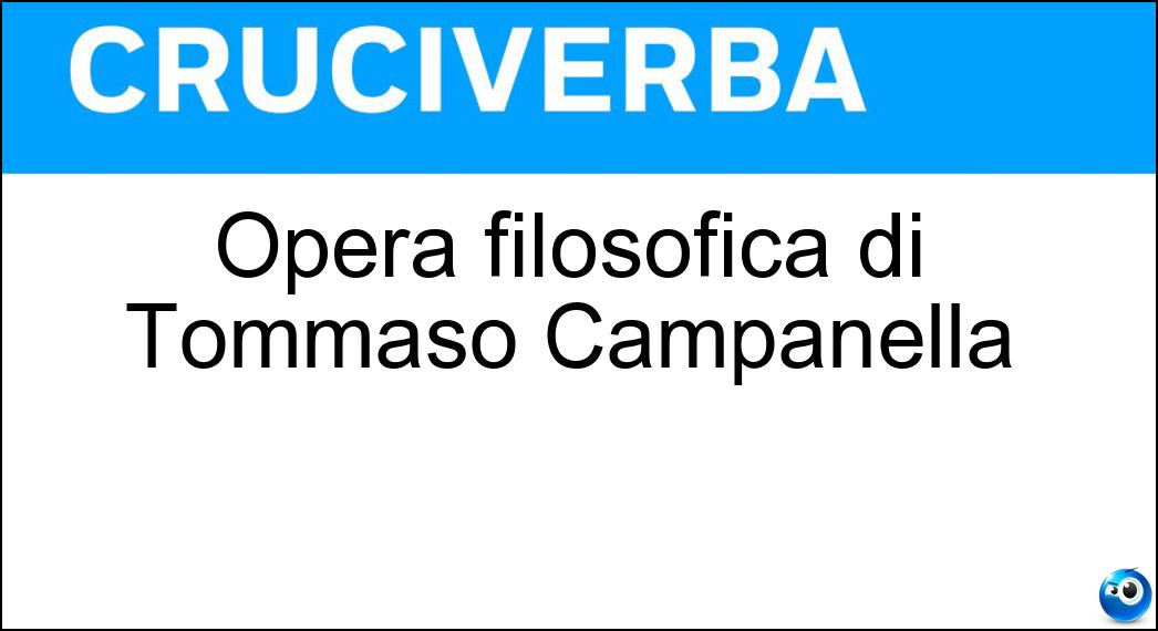 opera filosofica