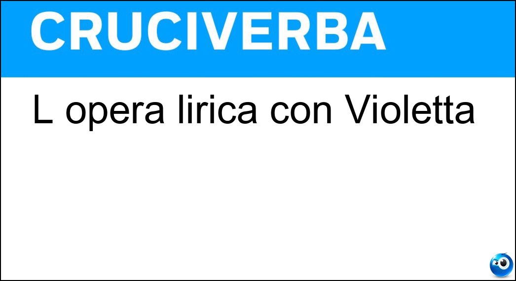 opera lirica