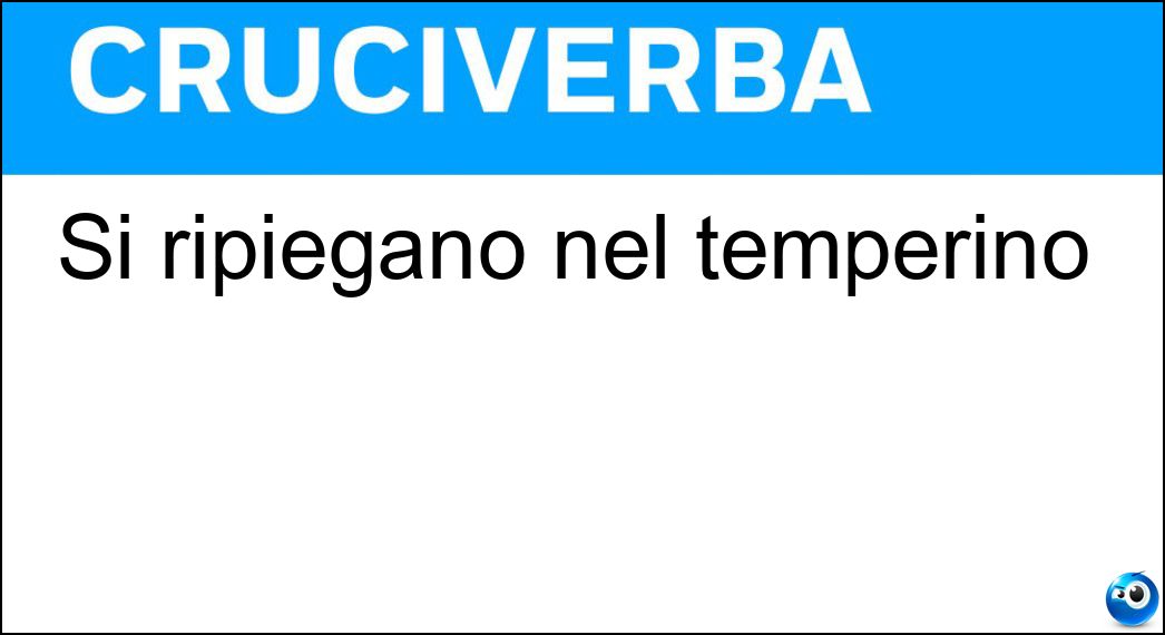 ripiegano temperino