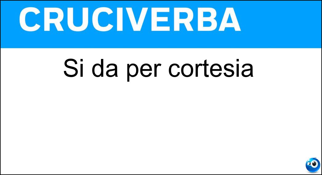 cortesia