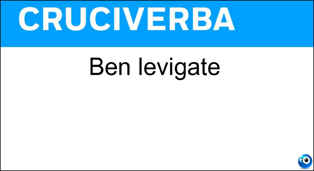 levigate