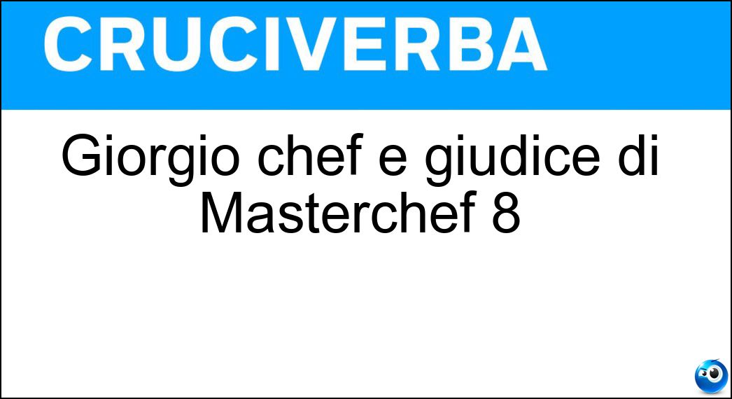 giorgio chef