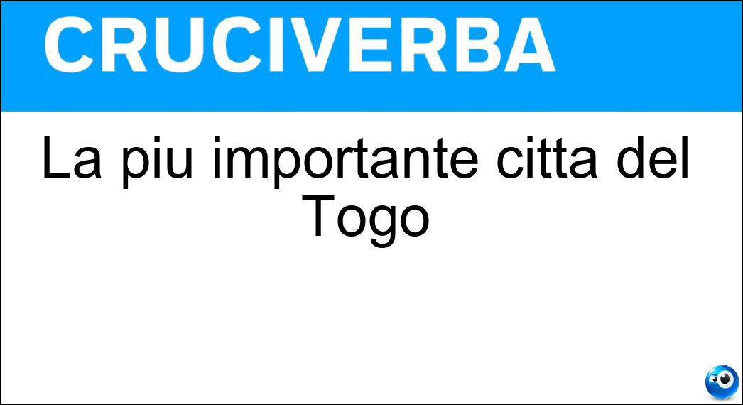 importante città