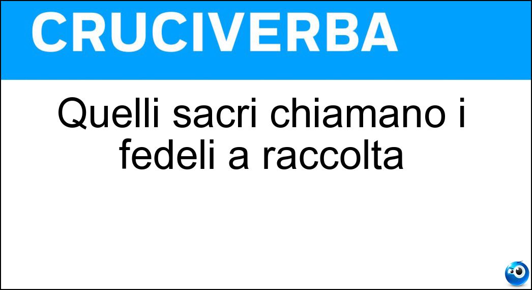 quelli sacri