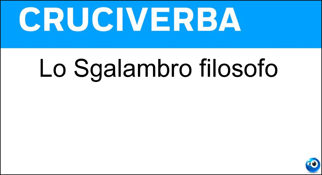 sgalambro filosofo